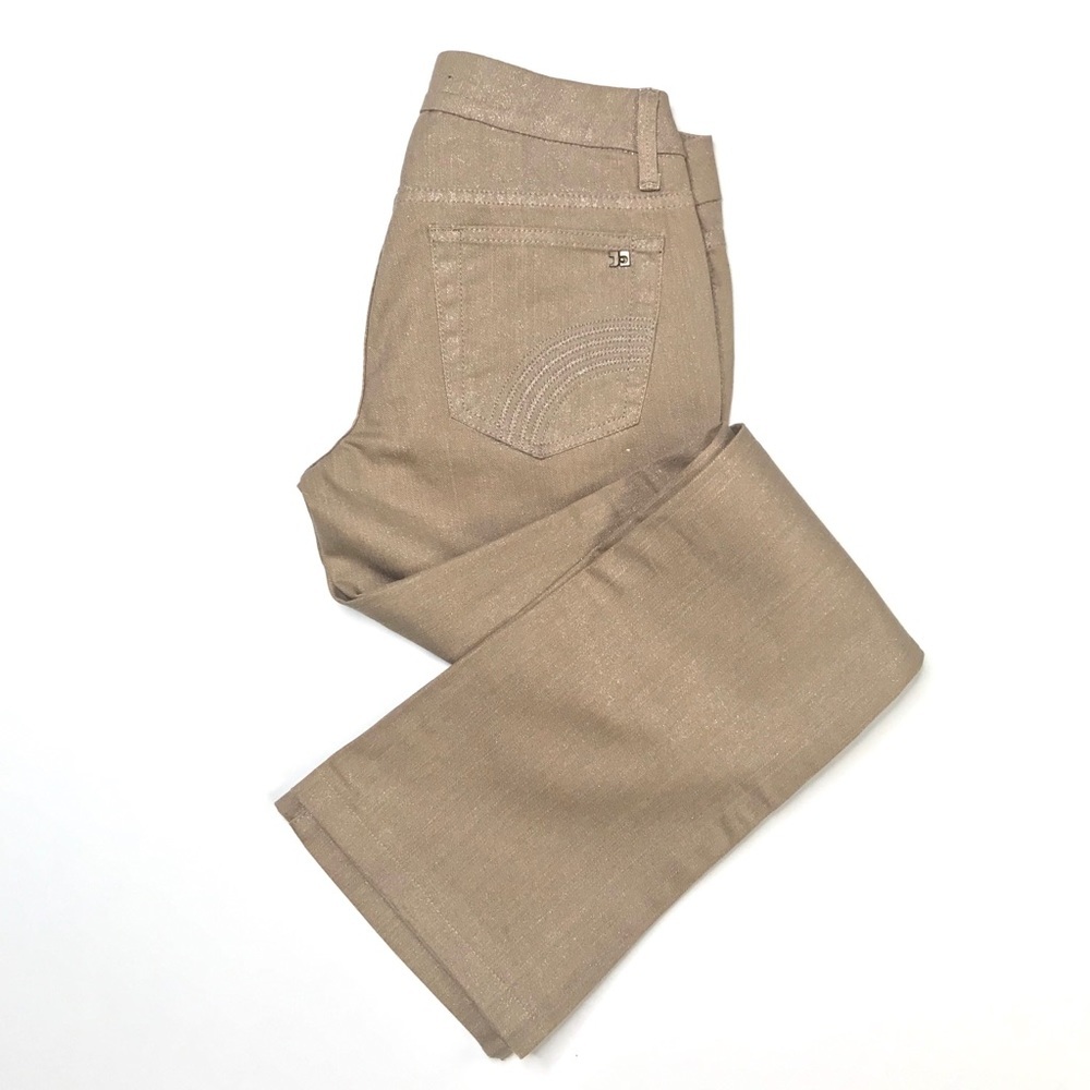 {Joe's Jeans} THE HONEY Curvy Bronze Sparkle Pants
